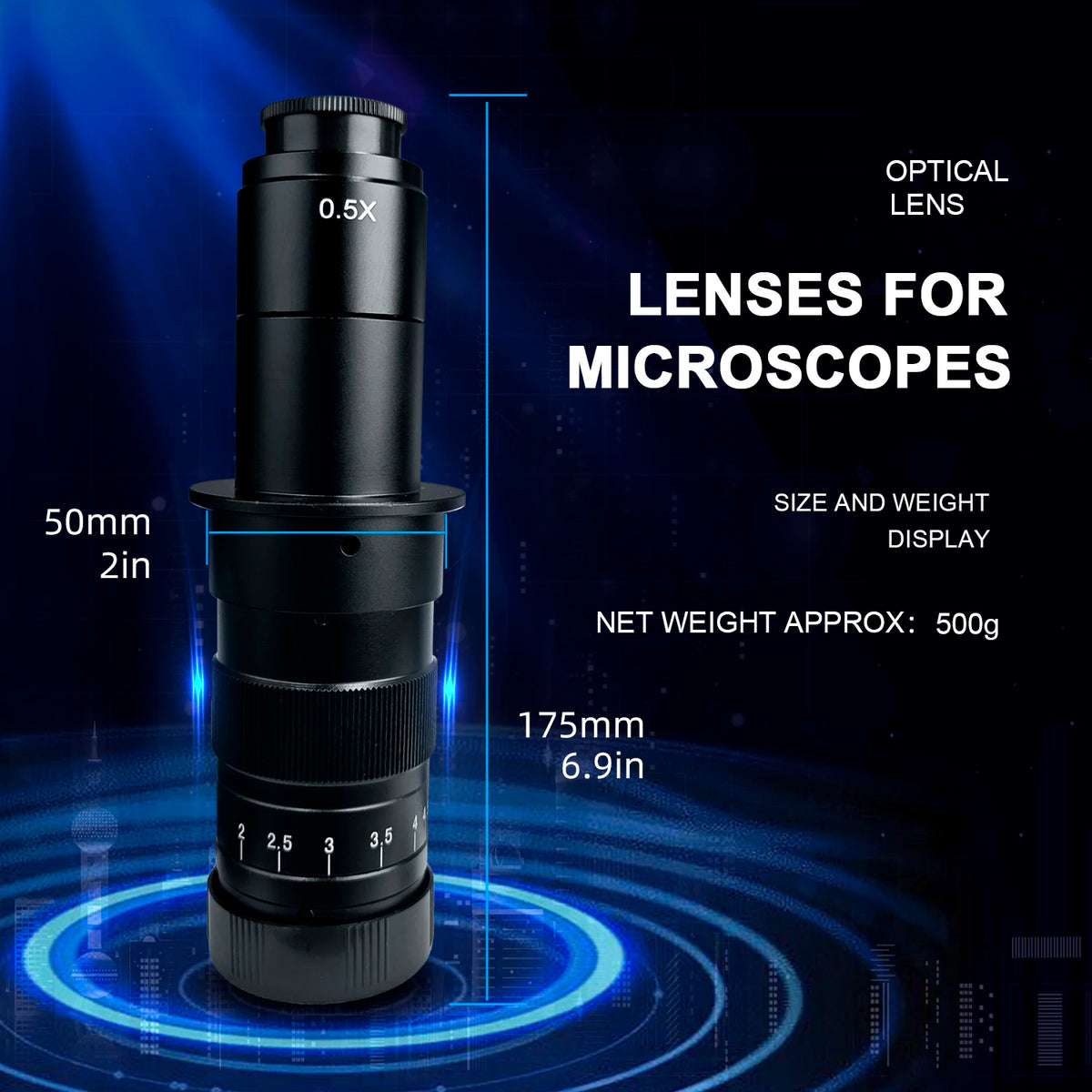 130X 150X 180X 215X zoom C Mount Lens Magnification Adjustable 0.7X~4.5X Optical Zoom Lens For HDMI USB Microscope Camera