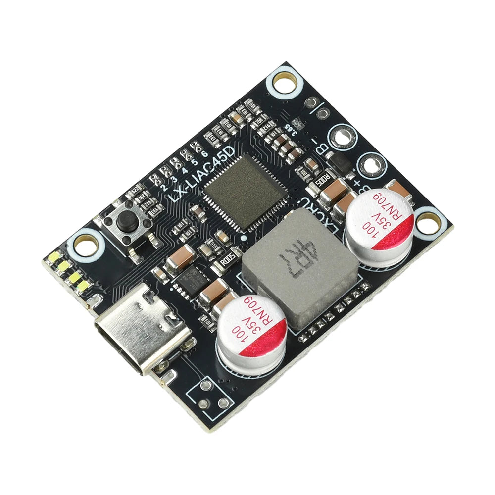 2-6S PD 45W Fast Charging Power Bank Module DIY Battery Pack PCB Board Supports PD QC Fast Charge Protocols