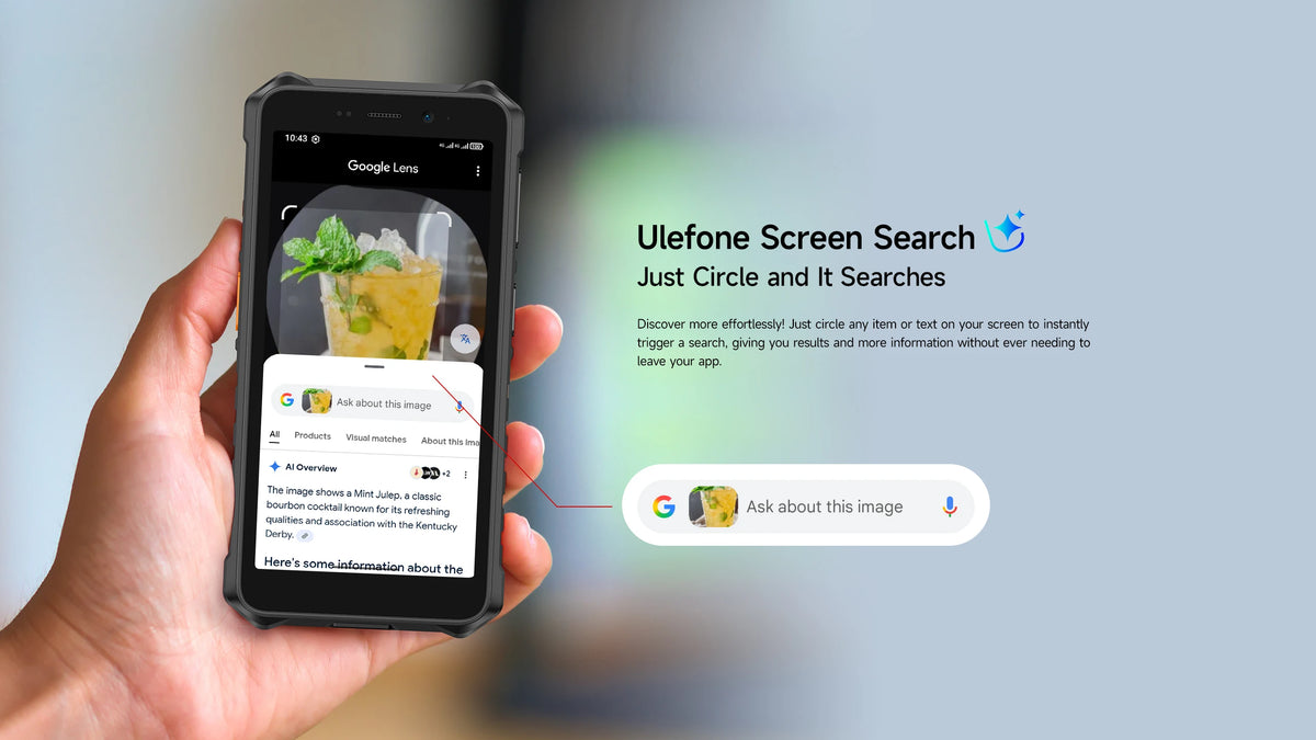 【World Premiere】Ulefone RugKing 2 Pro AI Rugged Phone Android 15 4G 128GB ROM Waterproof Smartphone NFC 5.45