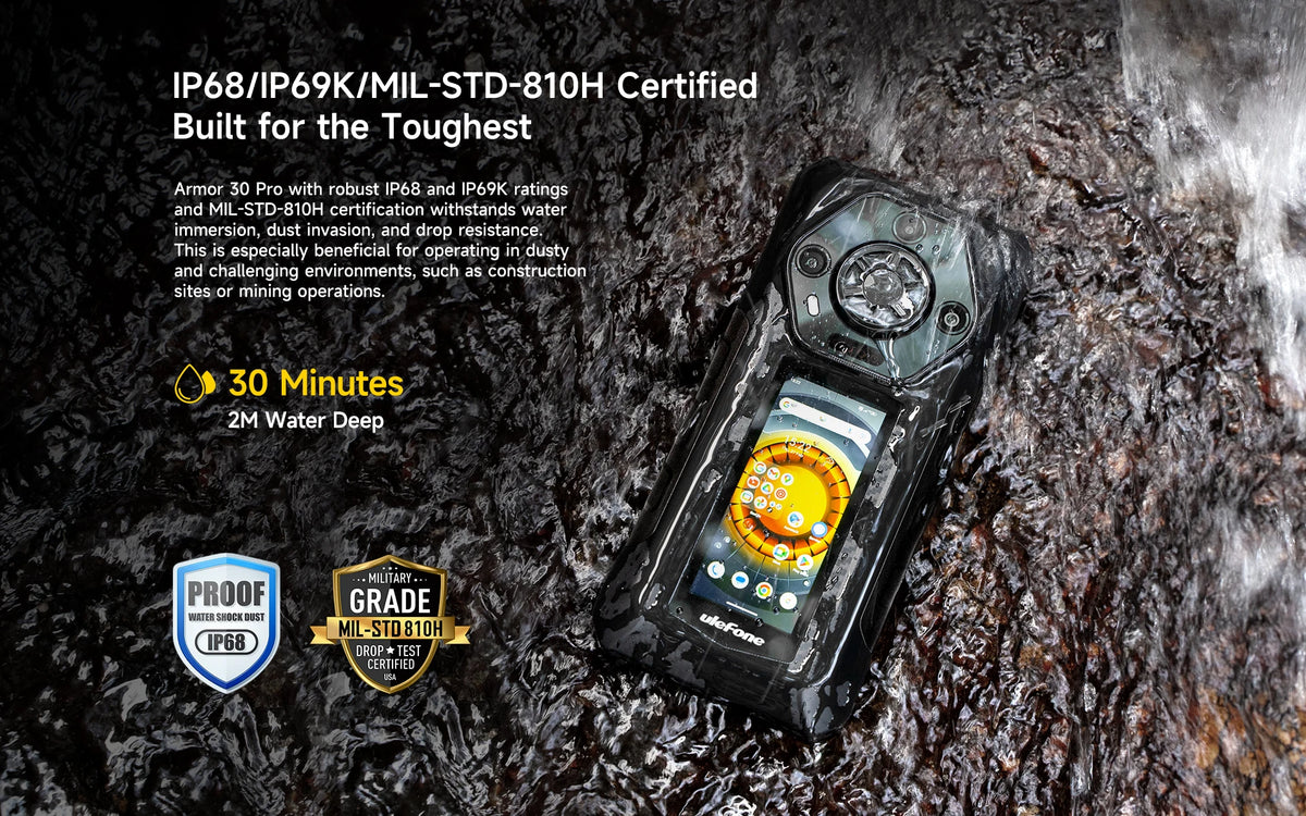 【World Premiere】Ulefone Armor 30 Pro 5G Rugged Phone Android 14 Smartphone 6.9