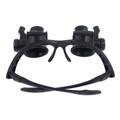 10X/15X/20X/25X LED Magnifier Glasses Magnifying Headband Eyewear for Reading Jewelers Watchmaker Repair Tools Magnifying Glass