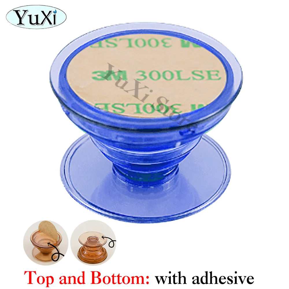 1Piece Phone Stand Mobile Phone Transparent Airbag Holder Material Lazy Retractable Colorful Phone Holder Support for iPhone