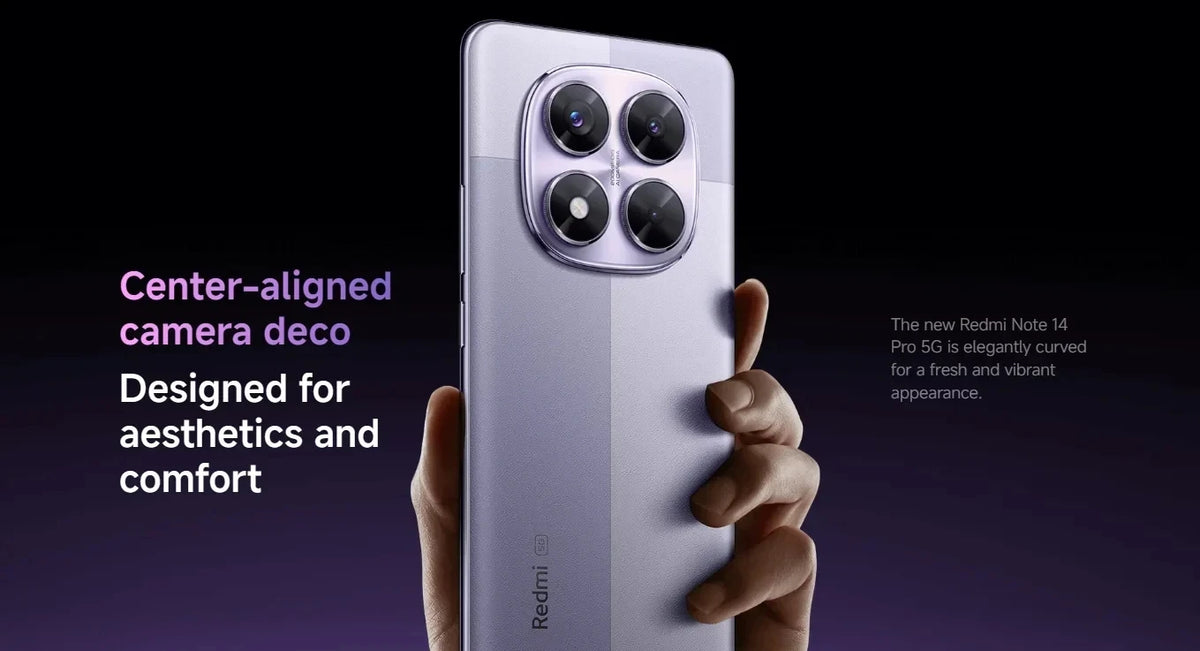 【Brand+】Xiaomi Redmi Note 14 Pro 5G Smartphone MediaTek Dimensity 7300-Ultra 200MP AI camera NFC 6.67
