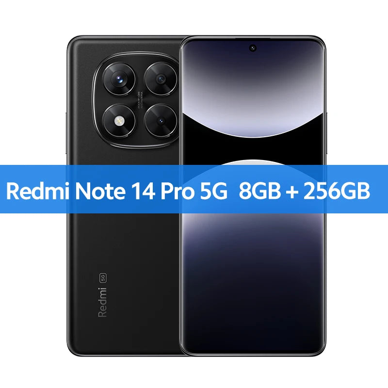 【Brand+】Xiaomi Redmi Note 14 Pro 5G Smartphone MediaTek Dimensity 7300-Ultra 200MP AI camera NFC 6.67"AMOLED display IP68