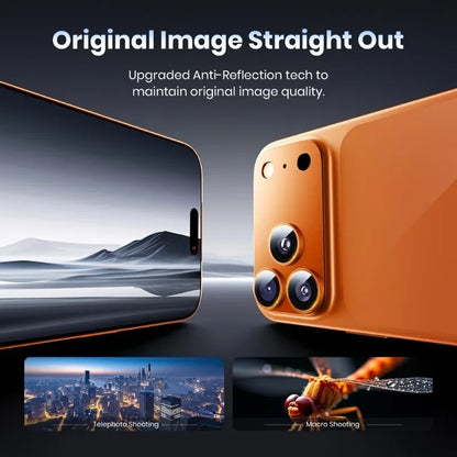 1pc Protective Film for iPhone 17 Pro Max/iPhone 17 Pro/17 Air Full Coverage Ultra-Thin Camera Lens Protector Metal Frame