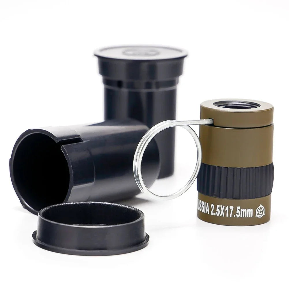 2.5x17.5mm Tactical Monocular Telescope High definition Pocket Telescope Ultra Mini Finger Held Telescope For Hunting Tourism