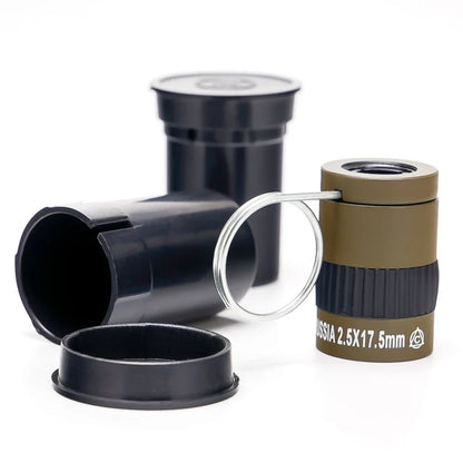 2.5x17.5mm Tactical Monocular Telescope High definition Pocket Telescope Ultra Mini Finger Held Telescope For Hunting Tourism