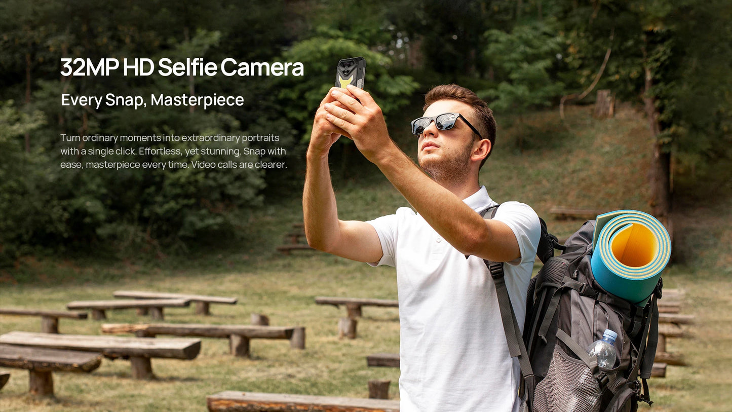 【World Premiere】Ulefone Armor 34 Pro 5G AI Rugged Phone 25500mAh Up to 32GB+512GB Built-in Projector 120Hz 6.95" NFC Smartphone