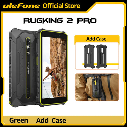 【World Premiere】Ulefone RugKing 2 Pro AI Rugged Phone Android 15 4G 128GB ROM Waterproof Smartphone NFC 5.45"4G  Global 4550mA
