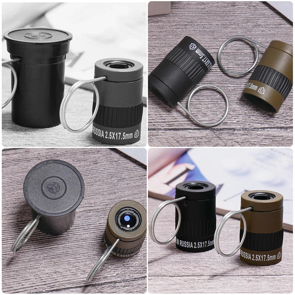 2.5x17.5mm Tactical Monocular Telescope High definition Pocket Telescope Ultra Mini Finger Held Telescope For Hunting Tourism