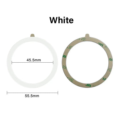 1PCS Magsafe Colourful Silicone Magnetic Metal Ring Universal Sticker Support Wireless Charger Magnetic Patch Sheet for IPhone