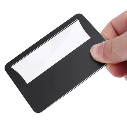 2025 New Credit Card Size Lighted 3X Magnifier Bundle Includes 2 Magnifiers, Each Magnifier For Reading Has 3X Lens, Use As 3X M