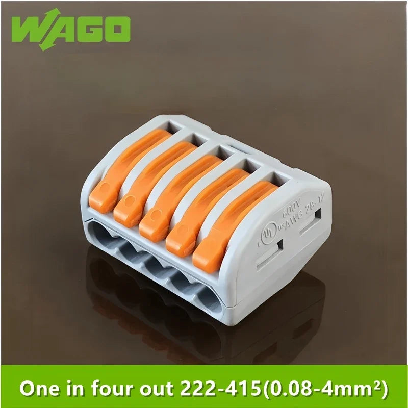 10pcs Original Wago wiring terminal 222-412 222-413 222-415 Quick Wiring terminal connector