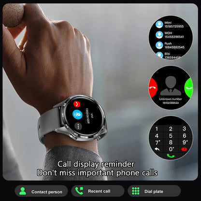 2025 New For HUAWEI Smart Watch Men GT5 PRO NFC GPS Sports Compass Fitness Heart Rate Bluetooth Call Smartwatch Watch 5 Pro