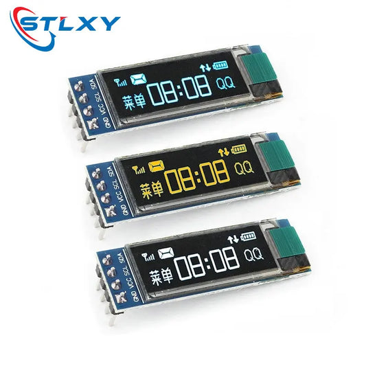 0.91 inch OLED module 0.91" white/Blue OLED 128X32 OLED LCD LED SSD1306 Display Module 0.91" IIC Communicate for arduino