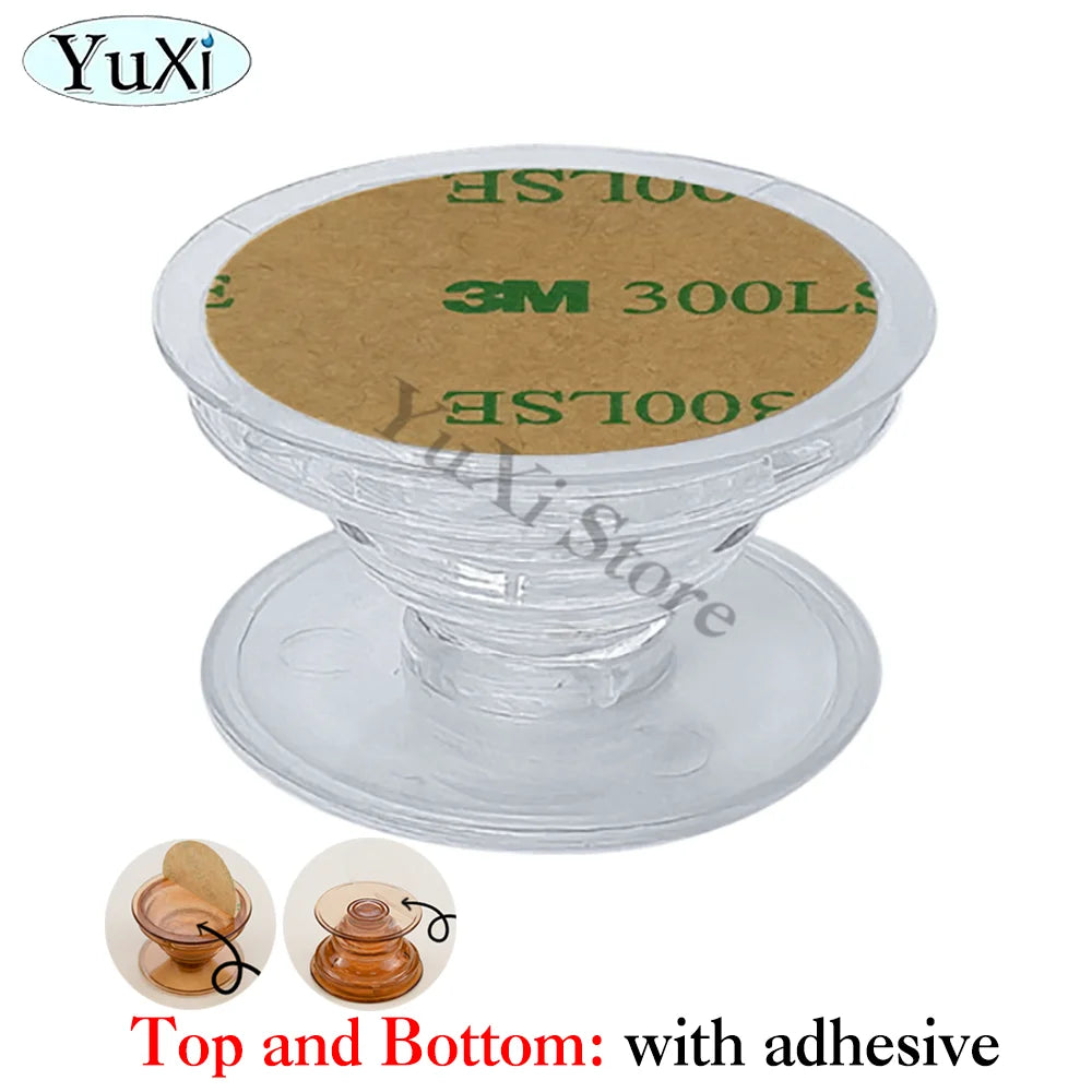 1Piece Phone Stand Mobile Phone Transparent Airbag Holder Material Lazy Retractable Colorful Phone Holder Support for iPhone