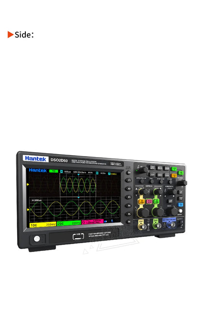 【Hantek Official Genuine】Digital oscilloscope DSO2C20/2C35/2C50/2D20/2D35/2D205 200/350/500MHz 2Gsa/s 2-Ch desktop oscilloscope