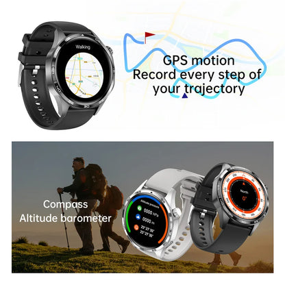 2025 New For HUAWEI Smart Watch Men GT5 PRO NFC GPS Sports Compass Fitness Heart Rate Bluetooth Call Smartwatch Watch 5 Pro