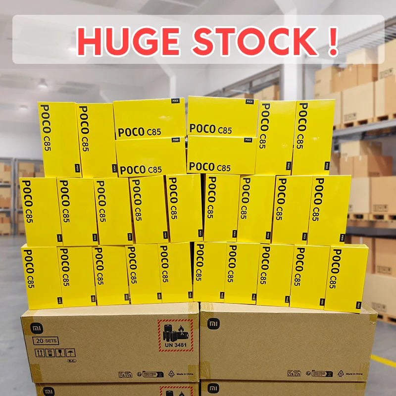 【World Premiere】POCO C85 Global Version Smartphone 128/256GB Helio G81-Ultra 6000mAh battery 6.9