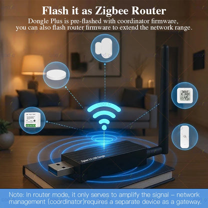 Zigbee 3.0 USB Dongle Plus Universal Zigbee Wireless Gateway Hub Interface Capture Support Home Assistant Zigbee2MQTT