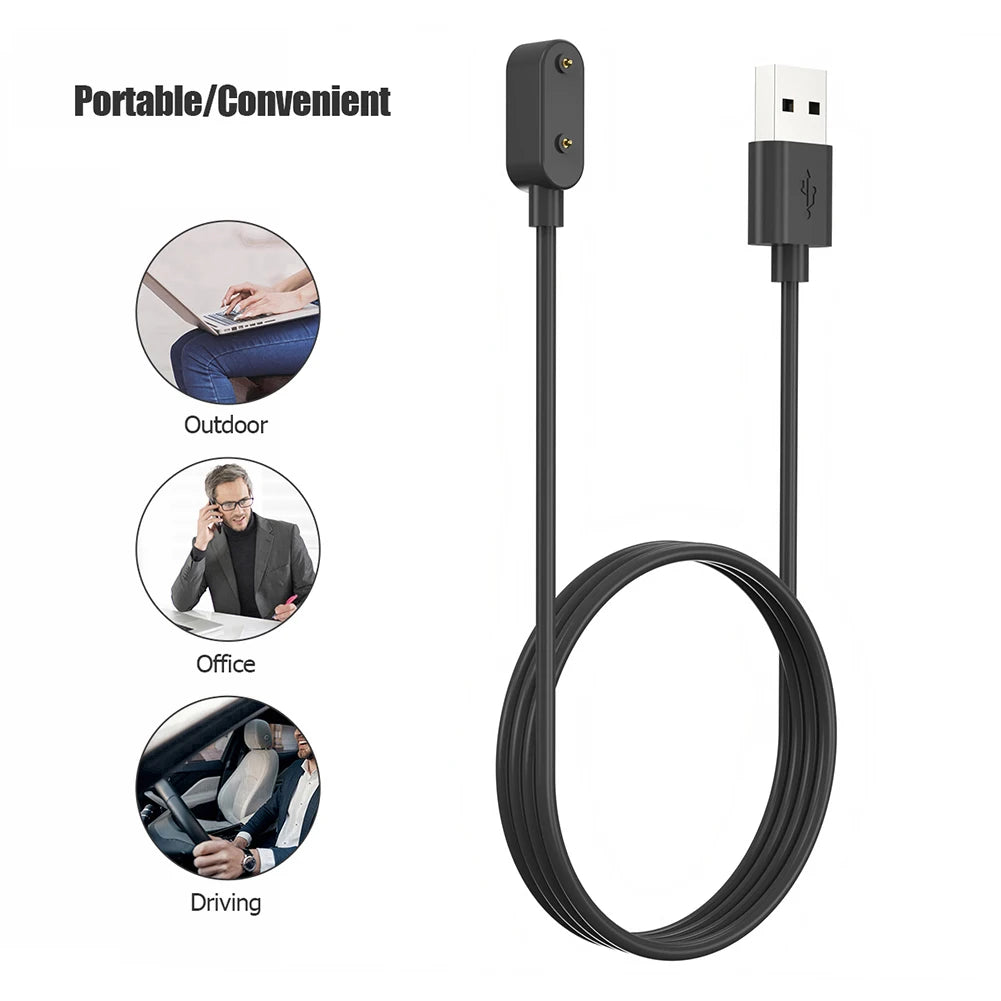 100cm Watch Charger Adapter USB Charging Cable Replacement Wrist Watch Charging Cable Accessories for Huawei Band 8 Smart Band
