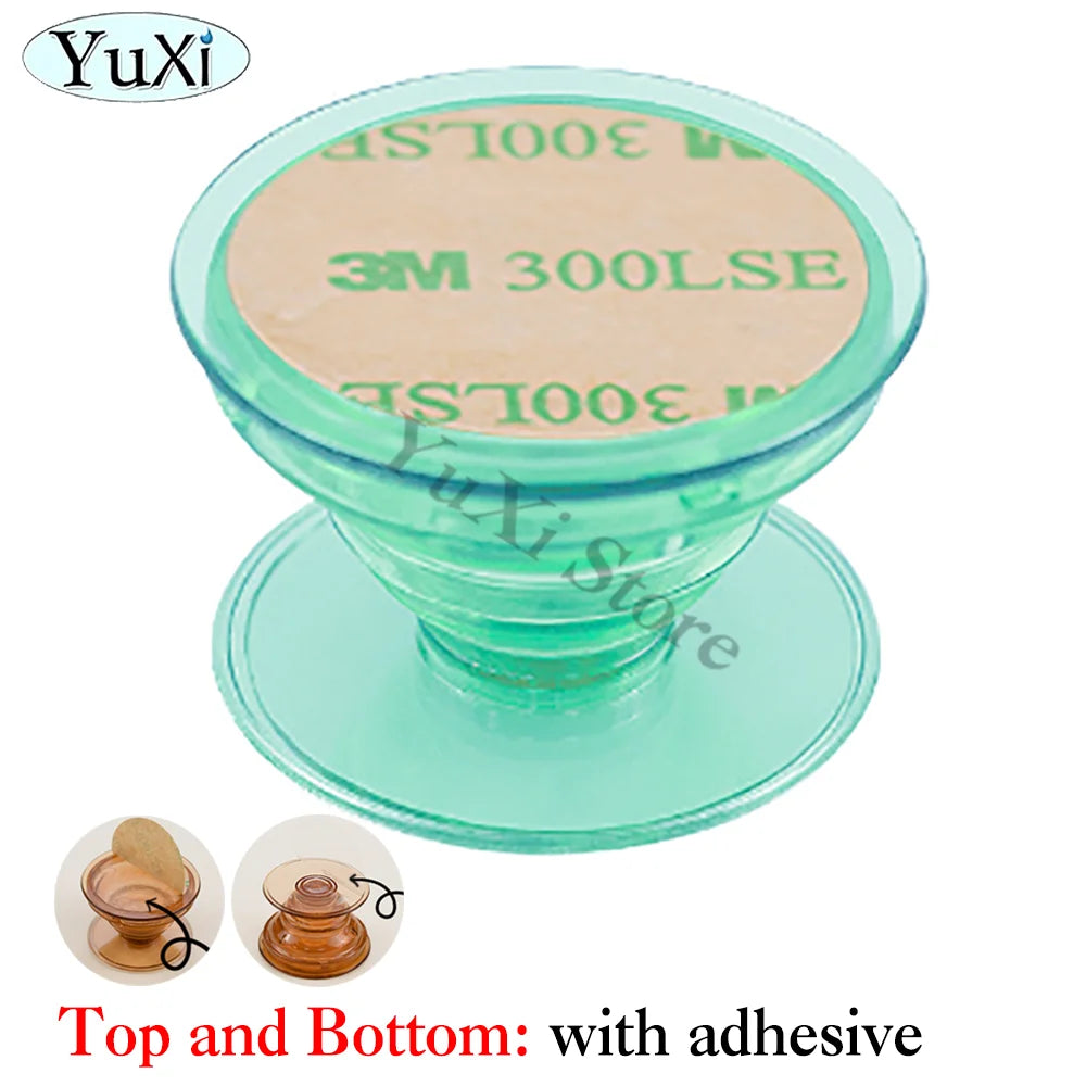 1Piece Phone Stand Mobile Phone Transparent Airbag Holder Material Lazy Retractable Colorful Phone Holder Support for iPhone