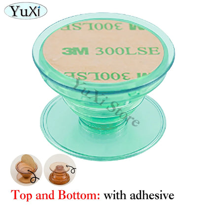 1Piece Phone Stand Mobile Phone Transparent Airbag Holder Material Lazy Retractable Colorful Phone Holder Support for iPhone