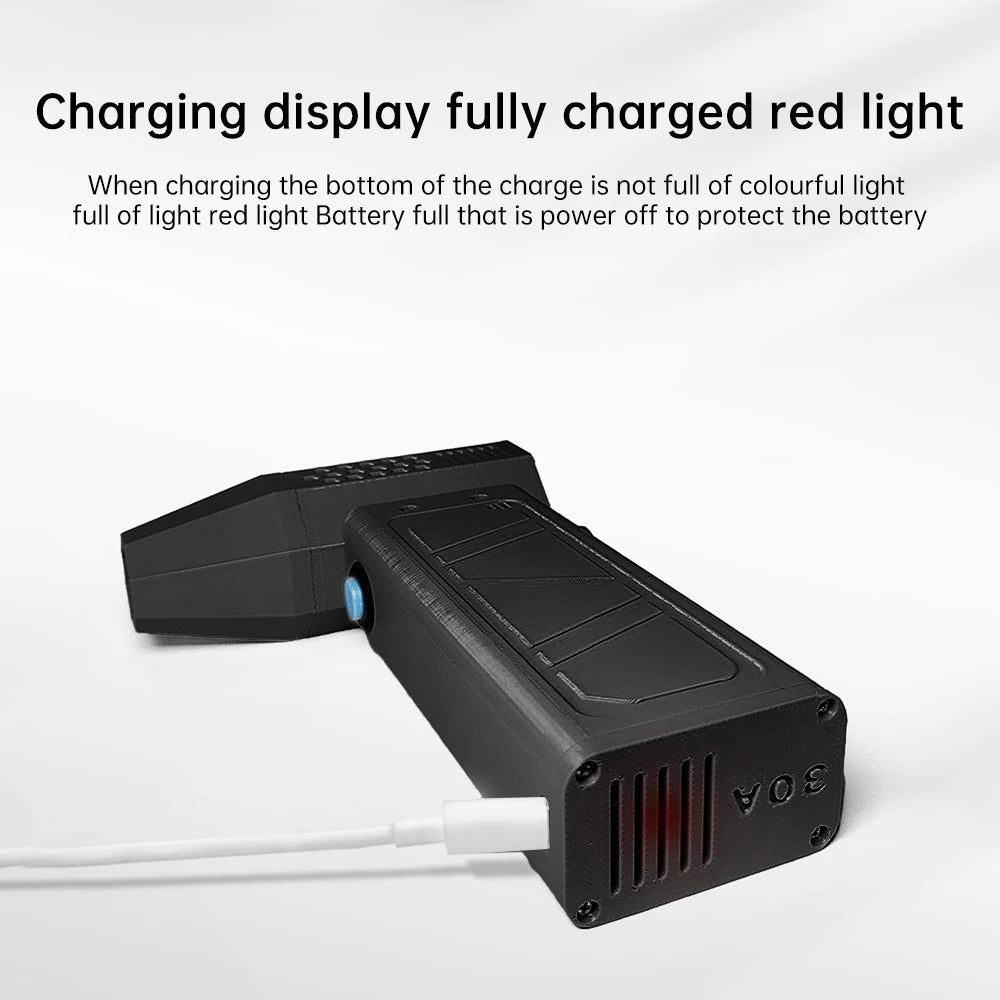 140000RPM Dust Blower 62m/s Powerful Violent Fan 8000mAh Battery Air Blower With Charger indicator Lights