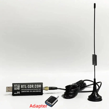 100KHz-1.7GHz Full-Band RTL-SDR Software-Defined Radio Receiver RTL2832U + R820T Radio Broadcasting Communication Technology