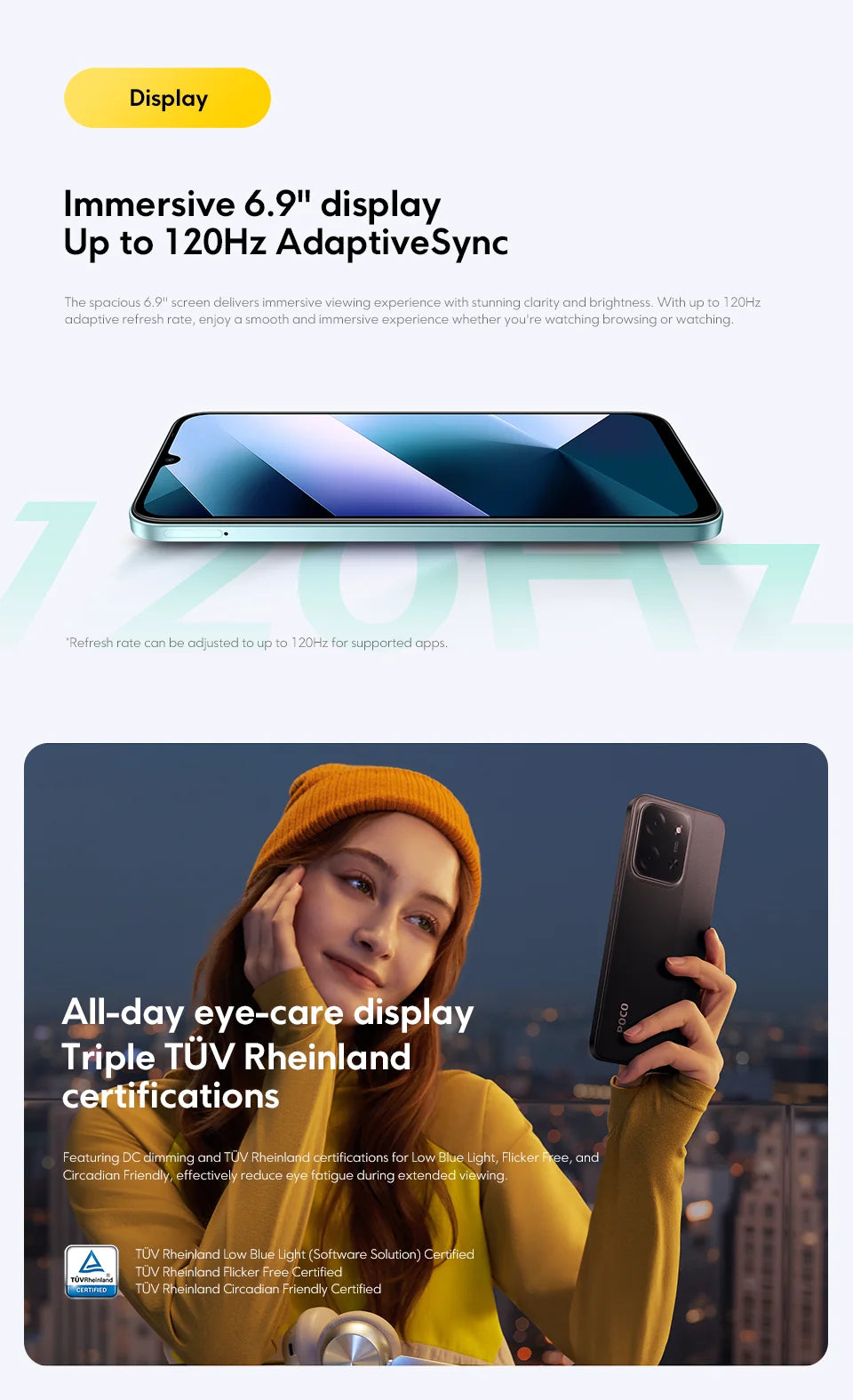 【World Premiere】POCO C85 Global Version Smartphone 128/256GB Helio G81-Ultra 6000mAh battery 6.9