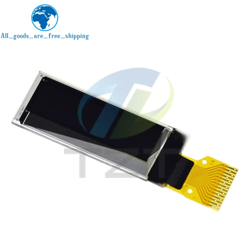 1/3PCS 0.91 inch OLED module 0.91" white/blue OLED 128X32 OLED LCD LED Display Module 0.91" IIC Communicate for ardunio
