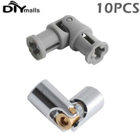 10PCS Plastic Universal Joint Metal Universal Joint 3L MOC Power Functions 61903 Shaft Compatible With Legoeds Bricks