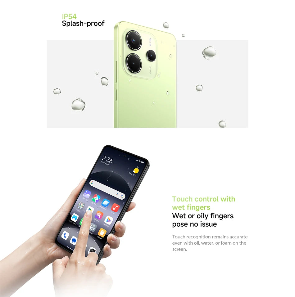 【Brand+】Global Version Xiaomi Redmi Note 14 MediaTek Helio G99-Ultra 108MP AI 5500mAh 6.67