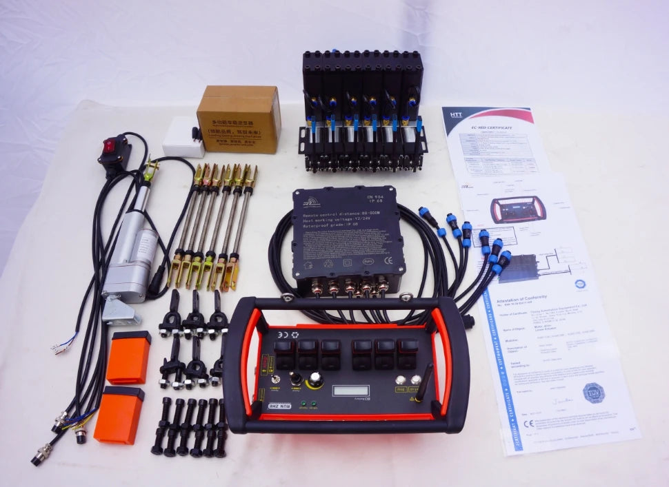 12-24V Hydraulic Valve with 6 Joystick Weightlifting Functions: Truck Crane Remote Control