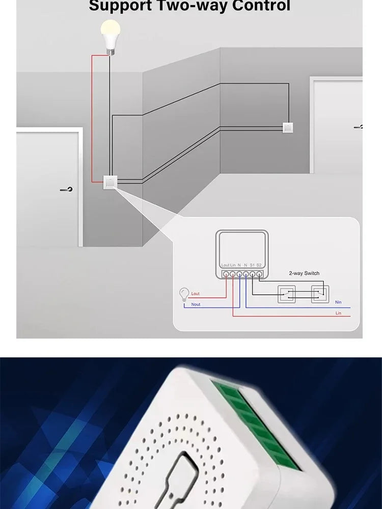 16A/20A Tuya Smart WiFi/Zigbee3.0 Switch APP Control Switch Mini Breaker Smart Life Control Support Alexa Home Yandex Alice