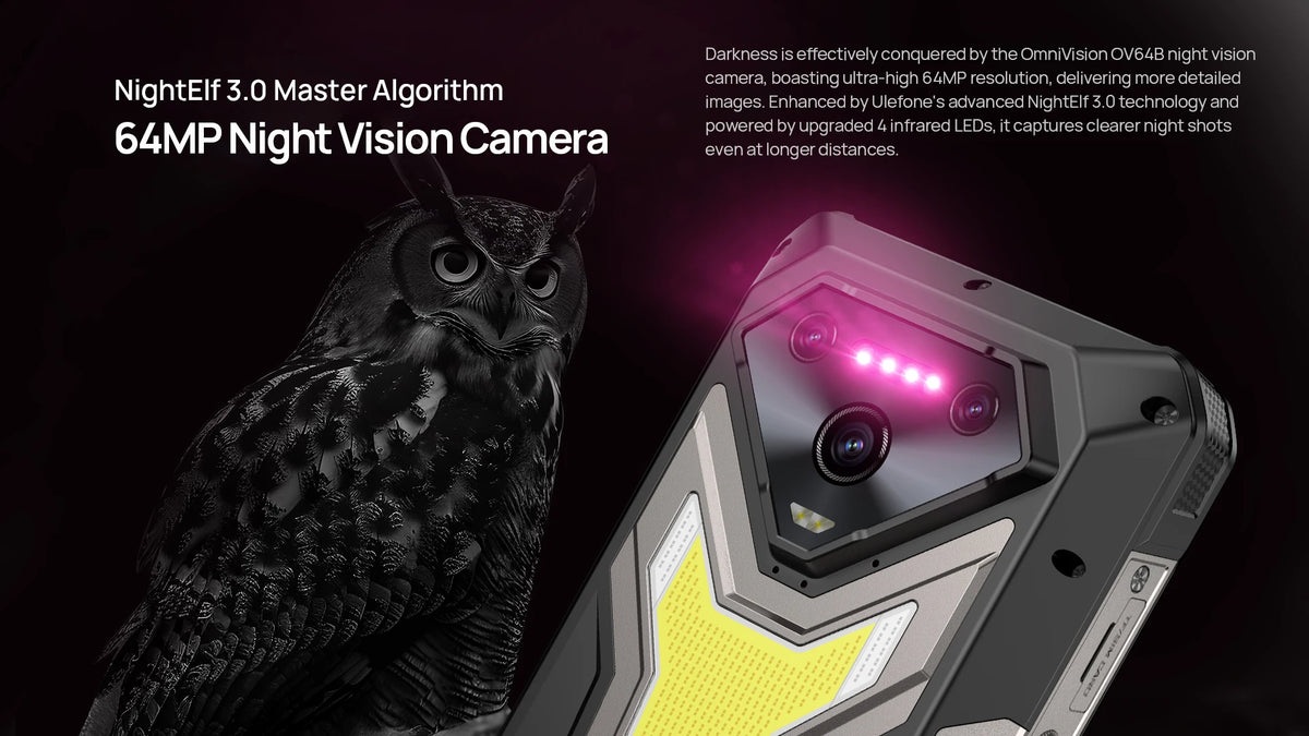 【World Premiere】Ulefone Armor 34 Pro 5G AI Rugged Phone 25500mAh Up to 32GB+512GB Built-in Projector 120Hz 6.95