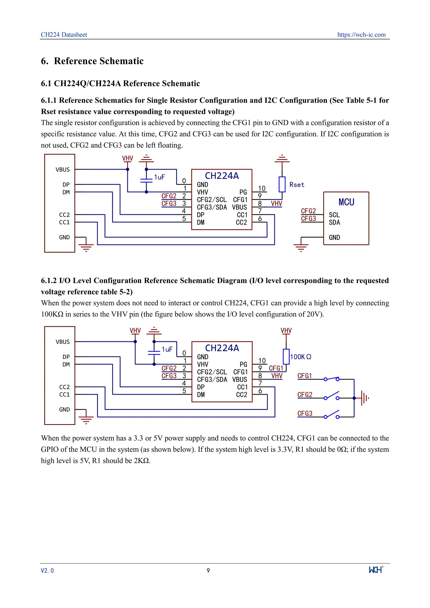 10Pcs/lot CH224 CH224A USB PD3.2 Fast Charging Protocol Receiver Chip