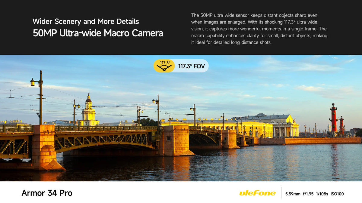 【World Premiere】Ulefone Armor 34 Pro 5G AI Rugged Phone 25500mAh Up to 32GB+512GB Built-in Projector 120Hz 6.95