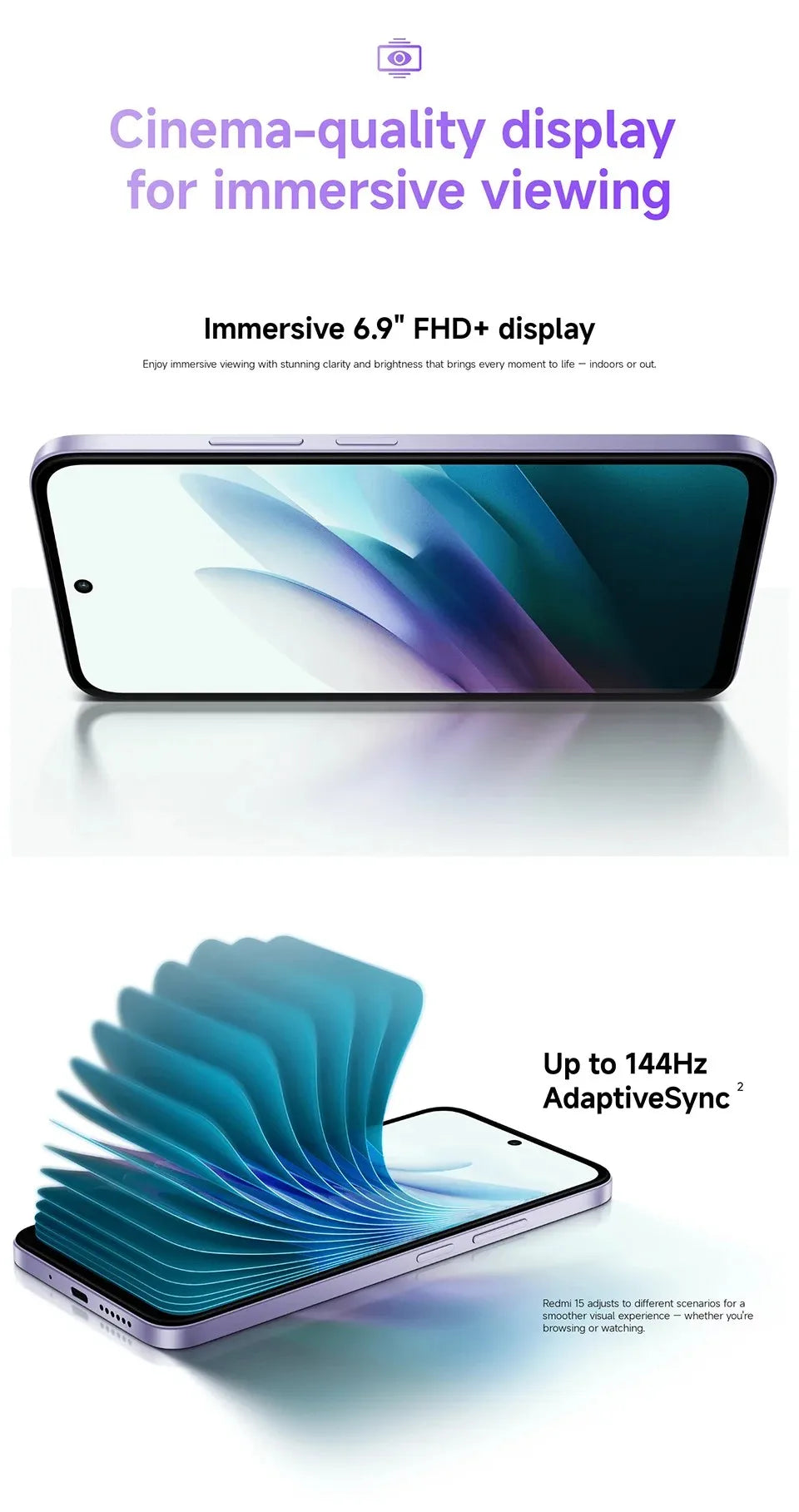 【Brand+】Redmi 15 Global Version Smartphone 6.9