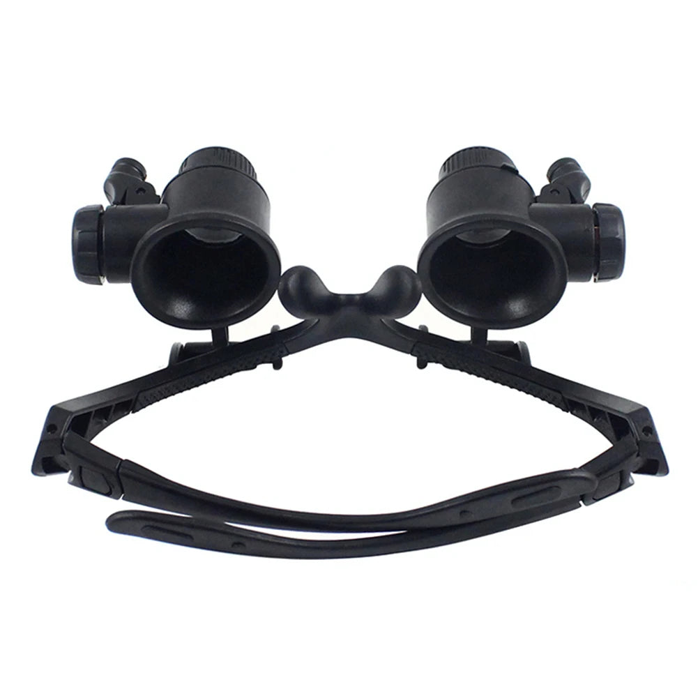 10X/15X/20X/25X LED Magnifier Glasses Magnifying Headband Eyewear for Reading Jewelers Watchmaker Repair Tools Magnifying Glass
