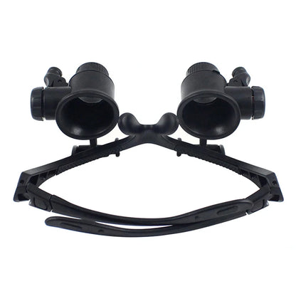 10X/15X/20X/25X LED Magnifier Glasses Magnifying Headband Eyewear for Reading Jewelers Watchmaker Repair Tools Magnifying Glass