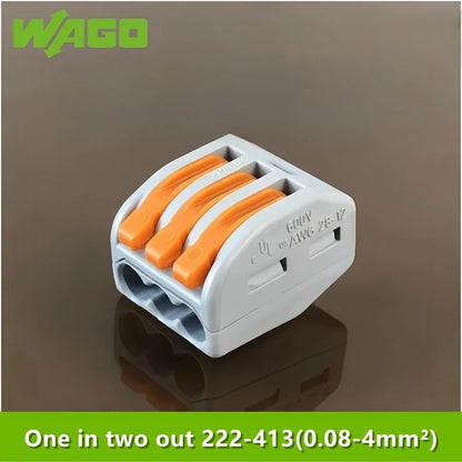 10pcs Original Wago wiring terminal 222-412 222-413 222-415 Quick Wiring terminal connector