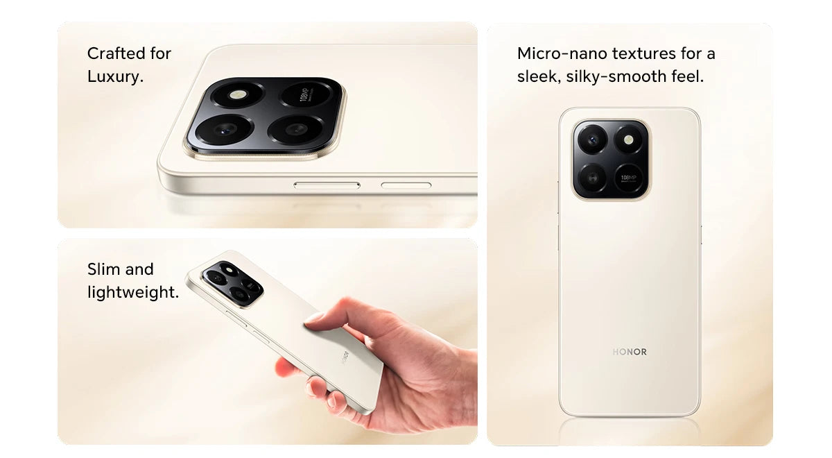 【Brand+】Global Version HONOR X7d 8GB+256GB Smartphone 6.77'' 120Hz TFTLCD Screen 108M Main camera 6500mAh 35W Supercharge