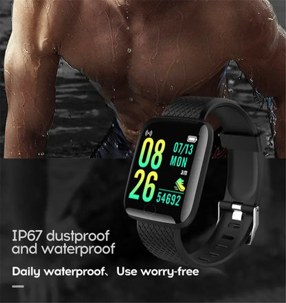 116plus Smart Watch Men Women Bluetooth Connected Phone Music Fitness Multifunctional Sports Bracelet Sleep Monitor Smartwatchs