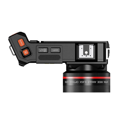 100D Dual-screen WIFI Monocular Camera 4K UHD 70MP Digital SLR Camera with Filters Flash Wide-Angle Lens 50X Zoom Auto Focus