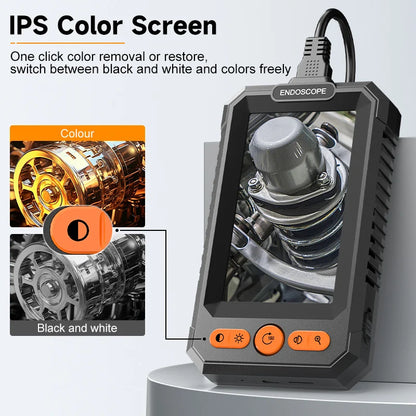 2-100m Industrial Endoscope Camera 8mm 1080P Detachable Design IP67 Borescope Inspection Camera for Piping Sewer 2600mAh