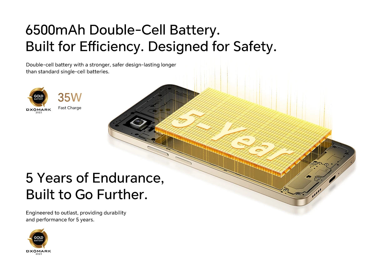 【Brand+】Global Version HONOR X7d 8GB+256GB Smartphone 6.77'' 120Hz TFTLCD Screen 108M Main camera 6500mAh 35W Supercharge