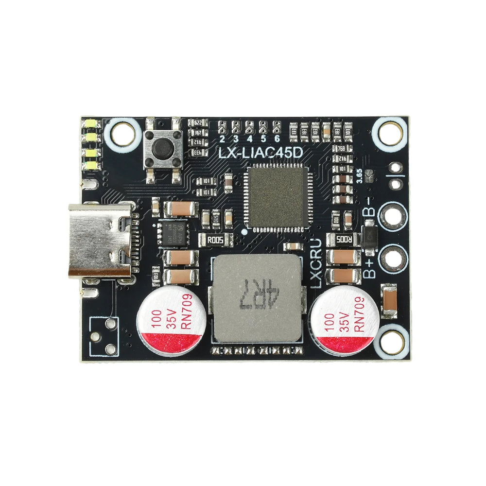 2-6S PD 45W Fast Charging Power Bank Module DIY Battery Pack PCB Board Supports PD QC Fast Charge Protocols
