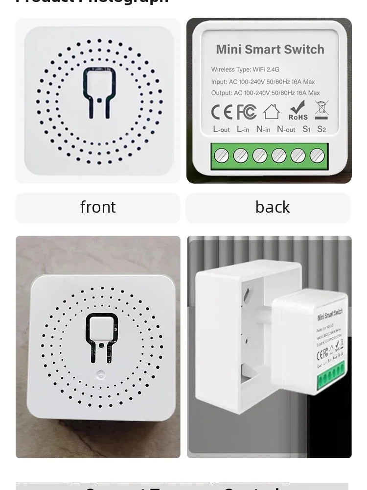 16A/20A Tuya Smart WiFi/Zigbee3.0 Switch APP Control Switch Mini Breaker Smart Life Control Support Alexa Home Yandex Alice