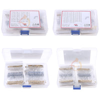 1/2W 1W Fuse Wirewound Resistor Mix kit Box 5color ring 0.1ohm 0.12R 0.15R 0.2R 0.33R 0.39R 0.47R 10ohm 22R 33R 47R 51R 82R 100R